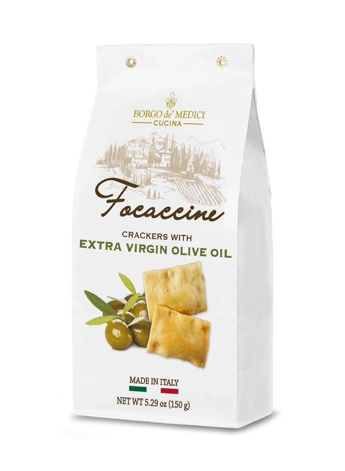 Crackers Focaccine cu Ulei De Masline Extravirgin Borgo Di Medici 150G